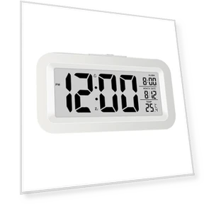 Цифровой ЖК-будильник с календарем и термометром — Будильники и часы, Daily necessities-V