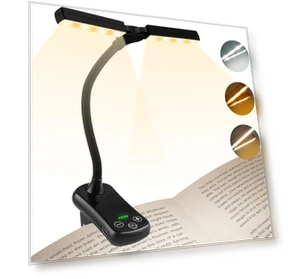 Двойная головка 14 светодиодов лампа для чтения — Подсветка для чтения, TOP-MALL-001