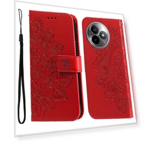 Чехол с цветочным узором, из искусственной кожи, кошелек-подставка — Аксессуары для телефонов, Smartwatch 2025