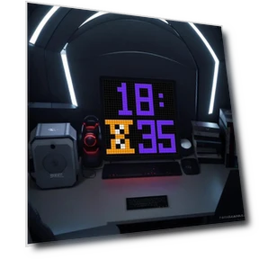 Большие цифровые часы для гостиной — Часы, Daily necessities-V
