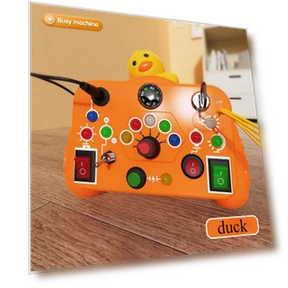 Бизи-доска со светодиодными лампами — Игрушки для малышей, messiia