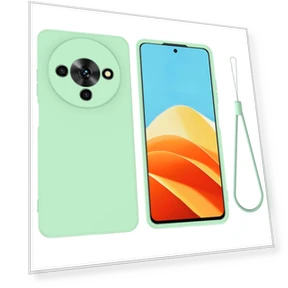 Чехол из жидкого силикона с ремешком для руки — Базовые чехлы, Smartwatch 2025