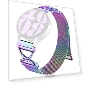 Металлический магнитный ремешок Milanese с X-образным соединителем — Ремешки для фитнес-браслетов, Smartwatch 2025