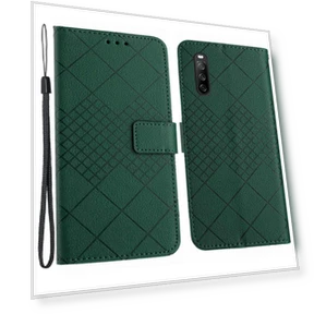 Чехол с ромбовидным узором и кожаным кошельком — Чехлы для умных часов, Smartwatch 2025