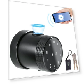 Умный дверной замок с биометрией и клавиатурой — Считыватели карт, TOMTOP JMS