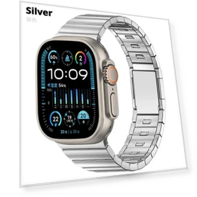 Стальной ремешок для часов с магнитной застежкой — Браслеты и клипсы, LUJING