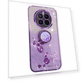 Чехол TPU с подставкой и цветочным дизайном — Мобили, Smartwatch 2025