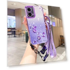 Чехол TPU с блестками и шнурком — Аксессуары для телефонов, Smartwatch 2025