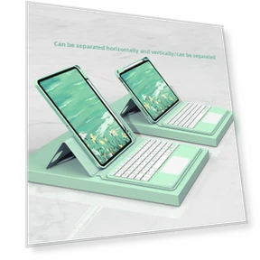 Ультратонкий поворотный чехол-клавиатура Bluetooth с держателем для стилуса — Клавиатурные чехлы, SS-Pajamas-01