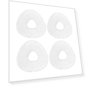 Набор из 4 моющихся салфеток для швабры-робота-пылесоса — Роботы-пылесосы, Scented