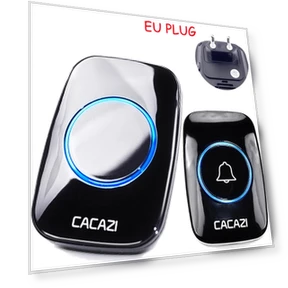 Беспроводной дверной звонок — Кнопки, CACAZI