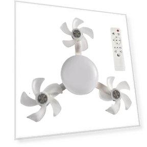 Потолочный вентилятор с LED-подсветкой и пультом управления — Потолочные вентиляторы и аксессуары, Mode Closet