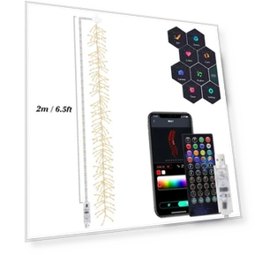 Умная световая гирлянда с управлением через приложение — Адсорберы, Sole Street