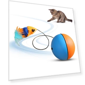 Автоматический интерактивный вращающийся мяч для кошек — Мячики, Durable