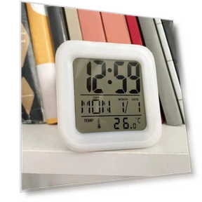 Цветной светодиодный будильник и ночник с цифровым дисплеем — Будильники и часы, COOKING-MALL