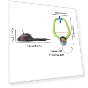 Электрическая умная подвесная дверная игрушка для кошек — Игрушки для питомцев, Breaki