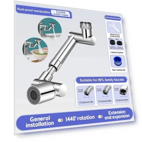 Выдвижной универсальный поворотный роботизированный манипулятор для кухонной мойки — Основания, COOKING-MALL