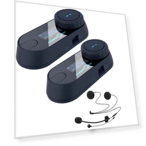 Мотоциклетная гарнитура с 2-кратным одновременным звонком, ЖК-дисплеем, FM-музыкой и смартфонной музыкой — Беспроводные гарнитуры Bluetooth, FreedConn