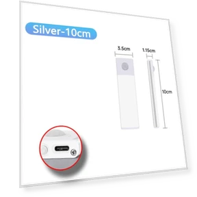Светильник с датчиком движения, USB-C, три цвета света — LED ленты, AE Selection