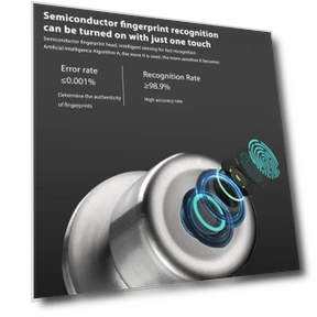 Умный дверной замок с отпечатком пальца — Задвижки, KONNWEI