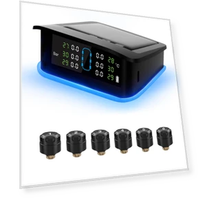 Система мониторинга давления в шинах с солнечной панелью — Датчики давления в шинах, Igeteck