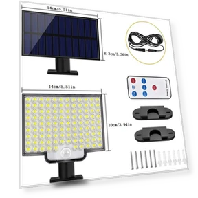 Солнечный светильник для улицы с датчиком движения — Прожекторы и охранное освещение, Sole Street