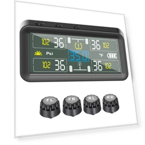 Монитор давления в шинах с 4 внешними датчиками — Датчики давления в шинах, Igeteck