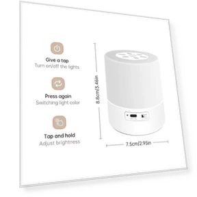Сенсорный ночник с дистанционным управлением — Основания, Sole Street