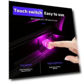 Светодиодные RGB-фары для автомобиля с синхронизацией музыки и управлением через приложение — Подсветка, COOKING-MALL