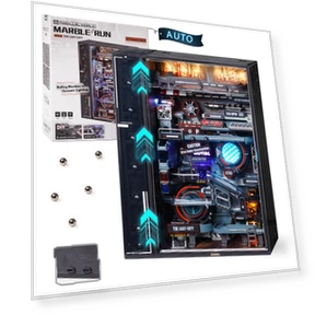 Моторизованный мраморный подвижный параллельный мир город будущего с DIY крафтом — Пена, SAMURAI STYLE