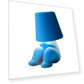 Настольная лампа в форме маленького человека — Оригинальные светильники, Cleaner Products