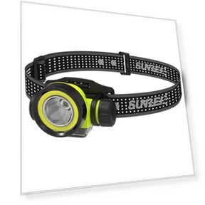 Налобный фонарь с LED подсветкой — Пена, SUNREI