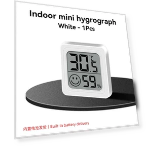 Мини ЖК-цифровой термометр гигрометр комнатный измеритель температуры и влажности сенсорный датчик метеостанция — Барометры, Daily Home Furnishings