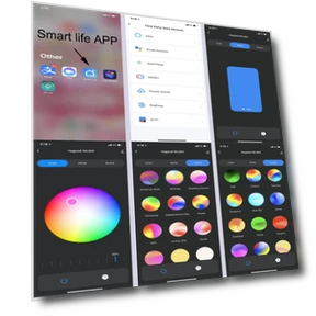 Светодиодный настенный светильник с RGB подсветкой — Пена, Sole Street