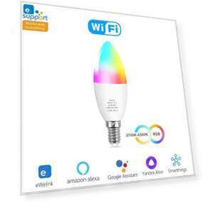 Умная светодиодная лампочка — Лампы накаливания, Tuya