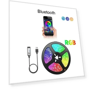 Светодиодная лента RGB с Bluetooth и синхронизацией музыки — LED ленты, COOKING-MALL