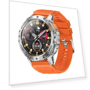 Смарт-часы с Amoled экраном и светодиодным фонариком — Умные часы, ESTG