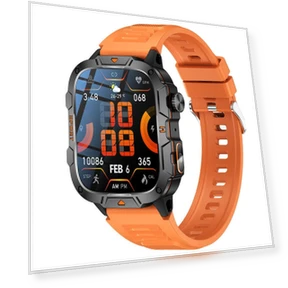 Умные часы с большим экраном, светодиодным фонариком и голосовым ИИ — Умные часы, LIVLOV