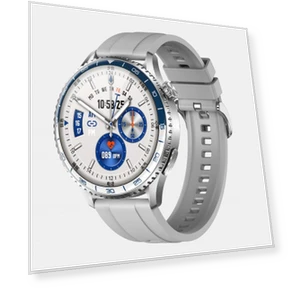 Умные часы с мониторингом здоровья, ЭКГ и ФПГ, Amoled экран, звонки по Bluetooth, голосовой ИИ, SOS, светодиодный... — Умные часы, ESTG