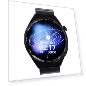 Умные часы с круглым сенсорным дисплеем, отслеживанием фитнеса и функцией SOS — Умные часы, KONNWEI