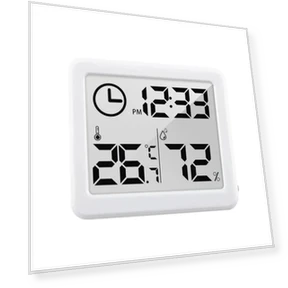 Тонкий умный цифровой измеритель температуры и влажности для дома — Пена, Mode Closet