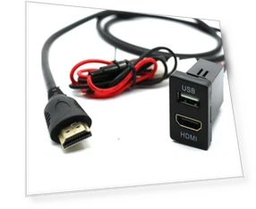 Панель переключателя с портами USB и HDMI — Разъемы и адаптеры, Samurai Japan