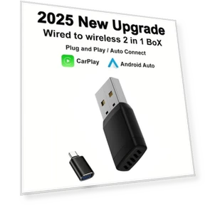 Адаптер для проводного подключения CarPlay и Android Auto с беспроводной функцией — Автомагнитолы, Cars Auto Home