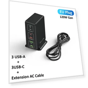 Зарядная станция с 6 портами и быстрой зарядкой — Зарядные устройства, World Auto Parts