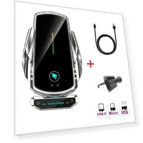 Универсальный автомобильный беспроводной зарядник с магнитным держателем — Комплекты для установки в приборную панель, Direct supply Europe