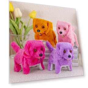 Интерактивная плюшевая игрушка: Детский ходячий и лающий электронный робот-щенок — Раздаточная коробка, CreativeCorner