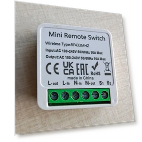 Миниатюрный умный выключатель света — Накладки для розеток и выключателей, neutral