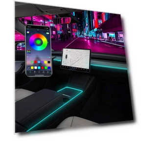 Неоновая подсветка для интерьера автомобиля — Подсветка, Automotivemechanicalparts