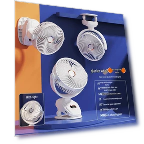 Перезаряжаемый ночник-вентилятор с умным пультом — Нетканые насадки, GadgetGrip