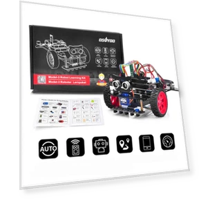 Набор для сборки робота-машинки — Аксессуары для роботов, OSOYOO